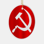 ロシアの槌と鎌 セラミックオーナメント (右)