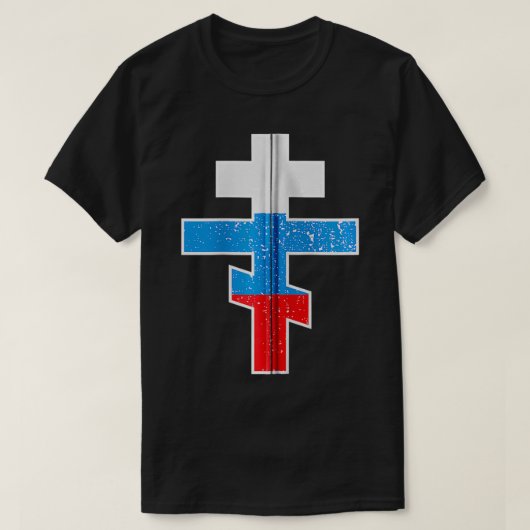 ロシアの正十字形 Tシャツ (デザイン正面)