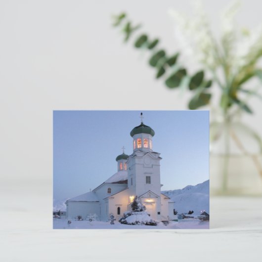 ロシアの正教会 シーズンポストカード (スタンド正面)