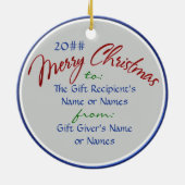 ロシアの正統の記号 – パーソナライズされた セラミックオーナメント (裏面)