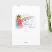 ロシアの正統クリスマスアイコンカード シーズンカード (裏面)