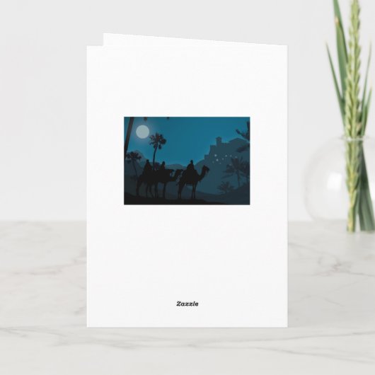 ロシアの正統クリスマスカード – キリストは生まれ! シーズンカード (裏面)