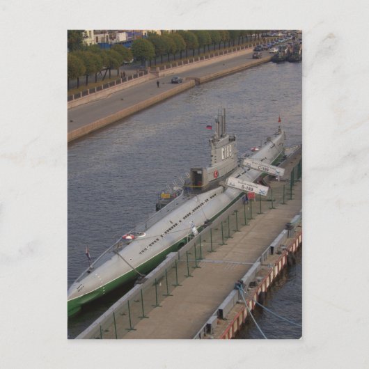 ロシアの潜水艦C189 ポストカード (正面)