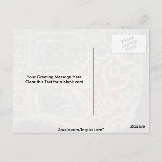 ロシアの皇冠 ポストカード (裏面)