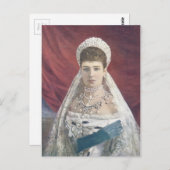 ロシアの皇太后 ポストカード (正面/裏面)