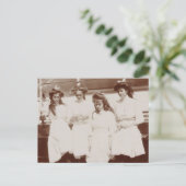 ロシアの皇帝の娘たち - ロマノフ王女たち - OTMA ポストカード (スタンド正面)