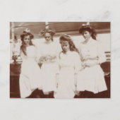 ロシアの皇帝の娘たち - ロマノフ王女たち - OTMA ポストカード (正面)