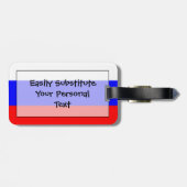 ロシアの簡単ID （個人） ラゲッジタグ (裏面横)