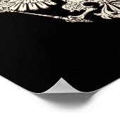 ロシアの紋章 – ホワイトバージョン ポスター (角)