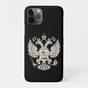 ロシアの紋章 – ホワイトバージョン iPhone 11 PROケース
