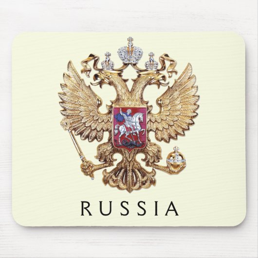 ロシアの紋章 マウスパッド (正面)