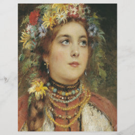 ロシアの美しいインサマーガーランドスクラップブック紙