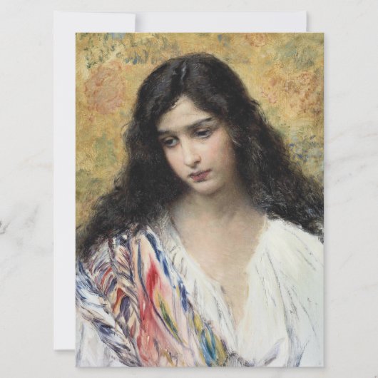 ロシアの美しい(Konstantin Makovsky) カード (正面)