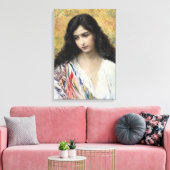 ロシアの美しい(Konstantin Makovsky) キャンバスプリント (インサイチュ (リビング))