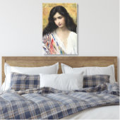 ロシアの美しい(Konstantin Makovsky) キャンバスプリント (インサイチュ (寝室))