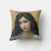 ロシアの美しい(Konstantin Makovsky) クッション (裏面)