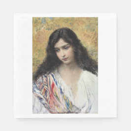 ロシアの美しい(Konstantin Makovsky) スタンダードランチョンナプキン