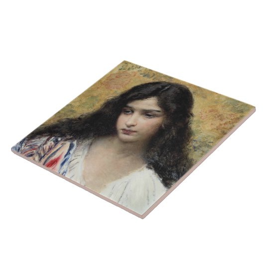 ロシアの美しい(Konstantin Makovsky) タイル (側面)