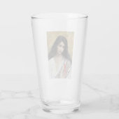 ロシアの美しい(Konstantin Makovsky) タンブラーグラス (裏面)