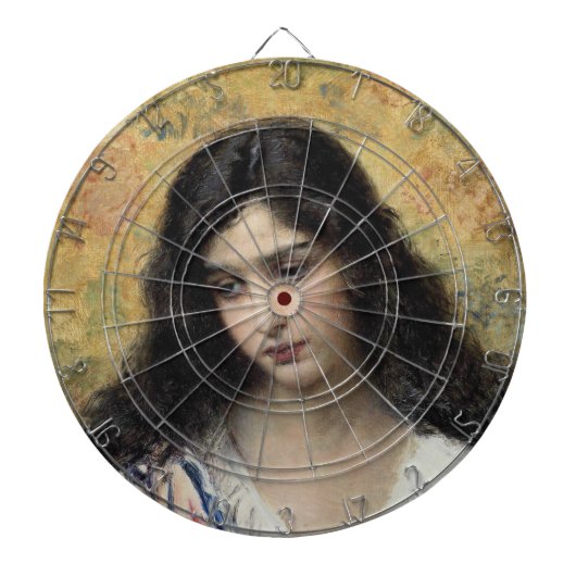 ロシアの美しい(Konstantin Makovsky) ダーツボード (正面)