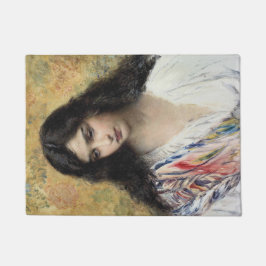 ロシアの美しい(Konstantin Makovsky) ドアマット