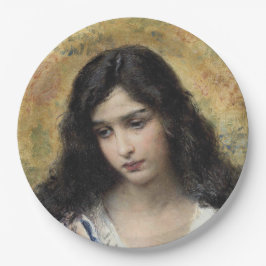 ロシアの美しい(Konstantin Makovsky) ペーパープレート