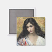 ロシアの美しい(Konstantin Makovsky) マグネット (正面/裏面)