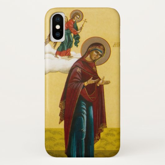 ロシアの聖母マリアのイコン Case-Mate iPhoneケース (裏面)