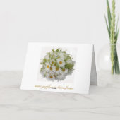 ロシアの誕生日花付きデイジーカード カード (裏面)