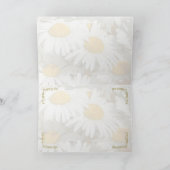 ロシアの誕生日花付きデイジーカード カード (内部)