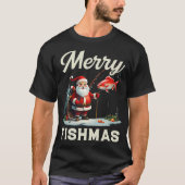 ロシアの面白い釣り釣りrusskajaフットボールÑ Tシャツ (正面)