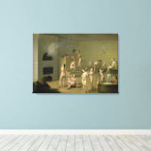 ロシアの風呂， 1825 キャンバスプリント (インサイチュ (ウッドフロア))