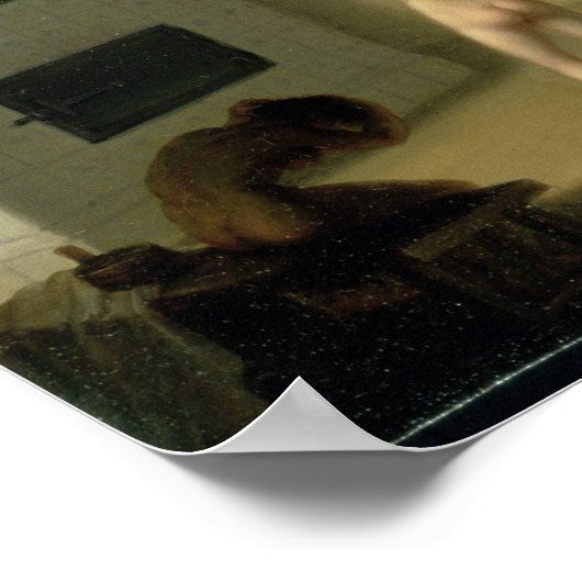 ロシアの風呂， 1825 ポスター (角)