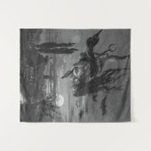 ロシアの魔女：ロシアの絵 タペストリー (正面(横))