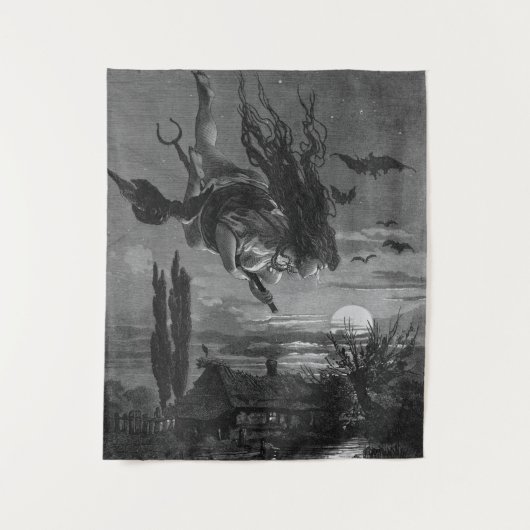 ロシアの魔女：ロシアの絵 タペストリー (正面)