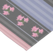 ロシアの,ストライプのパッチワーク テーブルクロス (アングル)