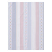 ロシアの,ストライプのパッチワーク テーブルクロス (正面)