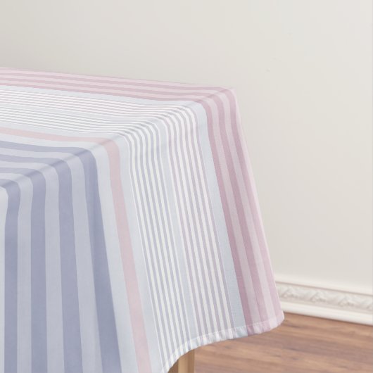 ロシアの,ストライプのパッチワーク テーブルクロス (インサイチュ)