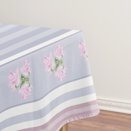 ロシアの,ストライプのパッチワーク テーブルクロス (インサイチュ)