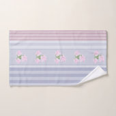 ロシアの,ストライプのパッチワーク バスタオルセット (ハンドタオル)