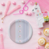 ロシアの,ストライプのパッチワーク ペーパープレート (パーティー)