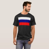ロシアの，ロクラシックシア国旗Tシャツ Tシャツ (正面フル)