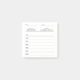 ロシアの |動詞の活用方法 ポストイット