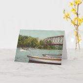 ロシアのHealdsburg川 カード (黄色い花)