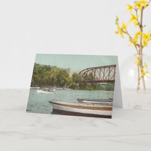 ロシアのHealdsburg川 カード (黄色い花)