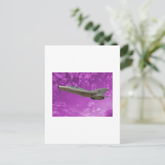 ロシアのMIG ポストカード (スタンド正面)