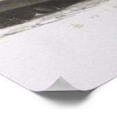 ロシアのT-34戦車、側面視。 ポスター (角)