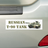 ロシアのT-90 バンパーステッカー (車上)