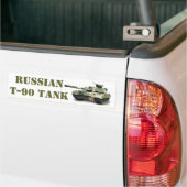 ロシアのT-90 バンパーステッカー (トラック上)