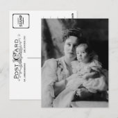 ロシアのTsarina Alexandra & Tsarevch Alexis ポストカード (正面/裏面)